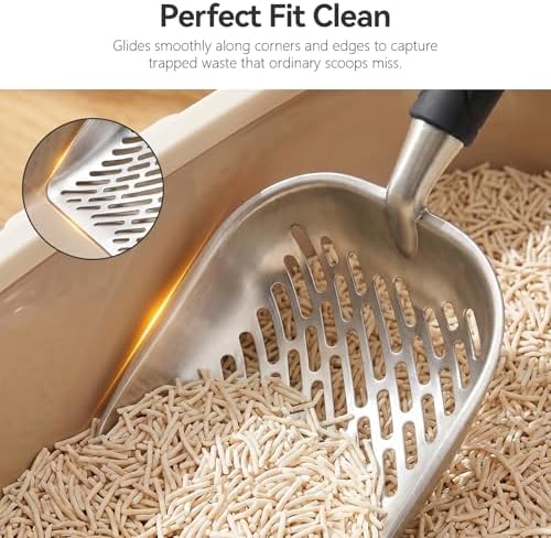 Cat Litter Scoop, Kitty Metal Scooper - Image 6