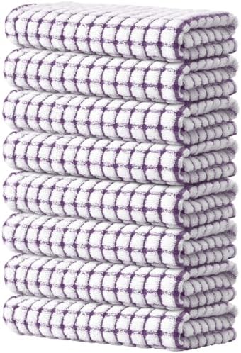 Kitinjoy Cotton 8 Pack Terry Kitchen Towels by Kitinjoy