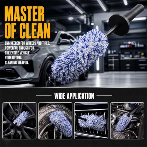 Microfiber Wheel Barrel Cleaning Brush - Image 3