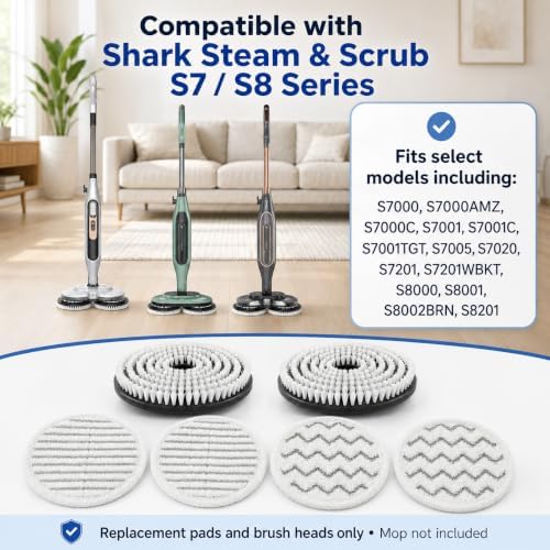 Steam & Scrub Mop Replacement Pads Kit - Image 4