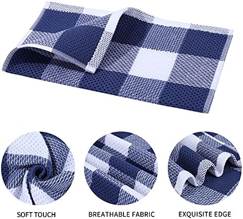 Mordimy Cotton Weave Kitchen Towels, 4 Pack - Image 2