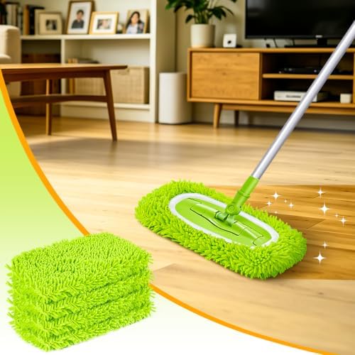 Unoutur Reusable Dry Sweeping Cloths Microfiber Wet Mop Pads Compatible - Image 3
