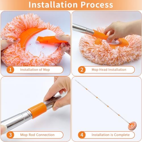 360 Rotatable Adjustable Wall Mop - Image 5