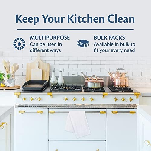 Cleaning Towels, 100% Cotton Bar Mops, 120 Pack - Image 3