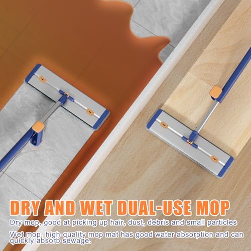 16.5" Self Wringing Flat Mop and Bucket Set - Image 6