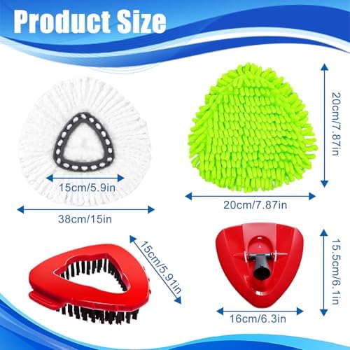 Mop Head Replacement for O Cedar, Spin Mop Replacement Head for Easywring 1 - Image 2