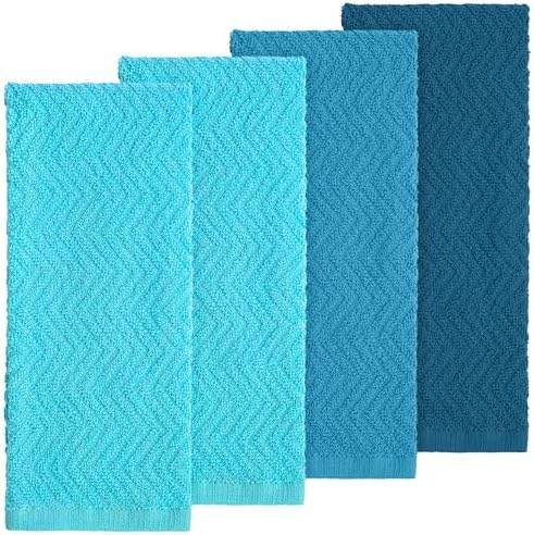 DecorRack 100% Cotton Kitchen Towels 15x25 in - Image 2