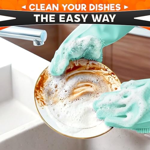 ALPENKOK Silicone Dishwashing Gloves - Image 6