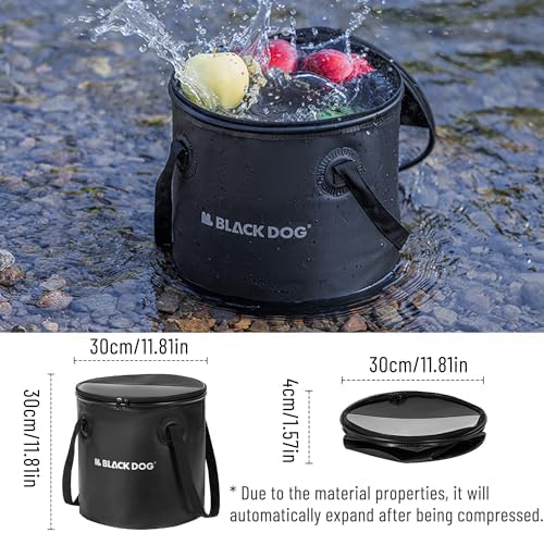 Blackdog 5 Gallon Camping Collapsible Bucket - Image 2