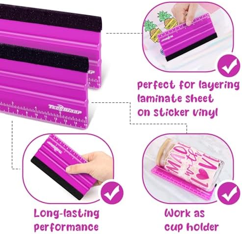 TECKWRAP Professional Felt Squeegee - Image 5