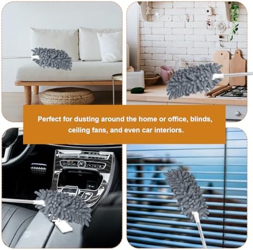 2pcs Duster Refills for Swiffer, Microfiber Dusters Heavy Duty Refills 360 - Image 6