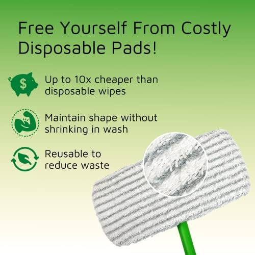 4-Pack Heavy-Duty Scrub Mop Pads - Image 4