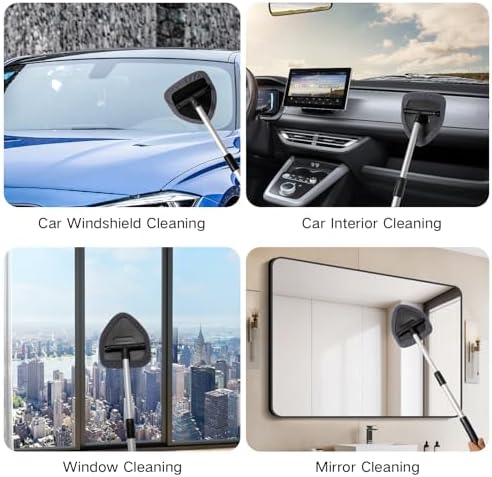 Qydipclin 7pcs Windshield Cleaner Tool Car Interior Window Cleaning Kit - Image 5