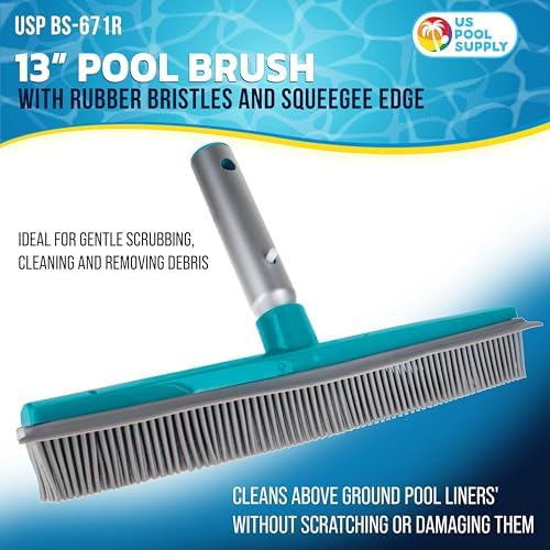 U.S. Pool Supply 13" Pool Brush Head - Image 2