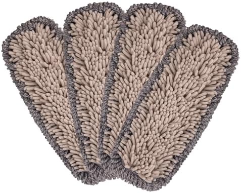 CLEANHOME Microfiber Mop Pads, 4 Pieces by CLEANHOME