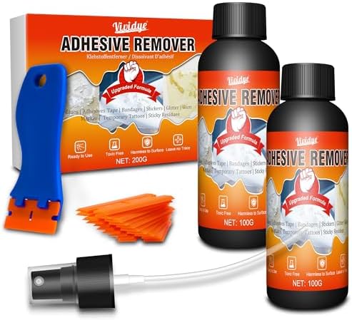 Adhesive Remover Spray, 7oz Sticker Remover by Vividye