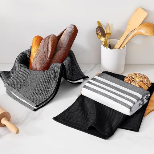 Homaxy Cotton 380 GSM Premium Kitchen Towels, 12 Pack - Image 6