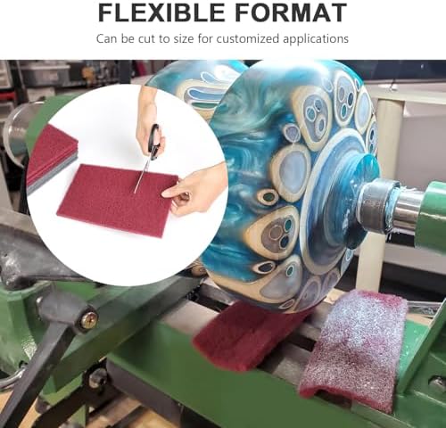6"x9" Maroon Scuff Pads 8 Pack - Image 5