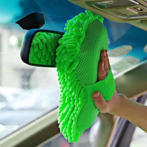 2 PCS Microfiber Car Wash Sponge, Scratch-Free Vehicle Washing Mitt - Image 6