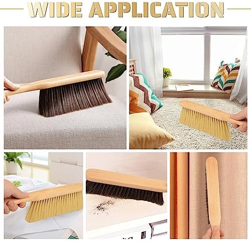 2 Pieces Woooden Dust Brush Hand Broom Bench Brush - Image 4