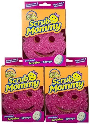 Scrub Daddy Scrub Mommy Dual Sided Cleaning Sponge 3 Pack by ScrubDaddy