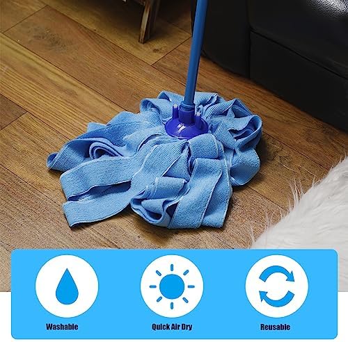 Yaomiao 12 Pcs Microfiber Mop Heads Replacement - Image 3