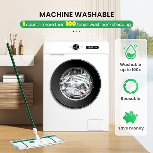 4 Pcs Microfiber Mop Pads Refills - Image 6