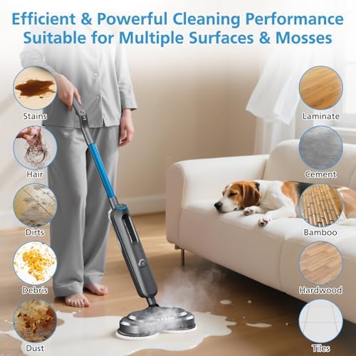 3897A 3712 Pads for Bissell SpinWave SmartSteam Scrubbing Steam Mop, 6 Pack - Image 4