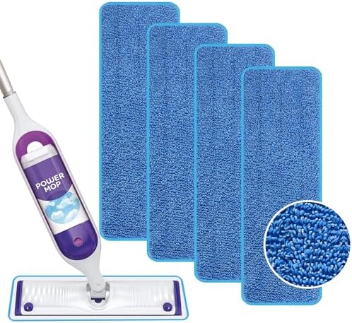 Reusable Power Mop Refill Pads for Swiffer Power Mop Starter Kit by ABetterChoiceforYourHome