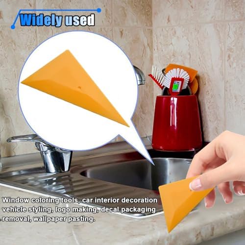 5PCS Triangle Contour Squeegee Car Window Tint Tools - Image 6
