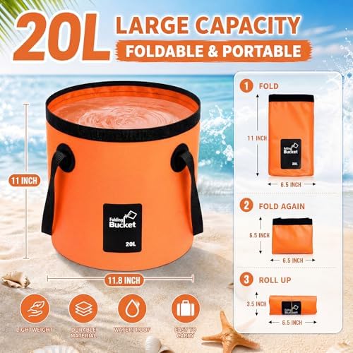 5 Gallon 4 Pack Collapsible Bucket - Image 2