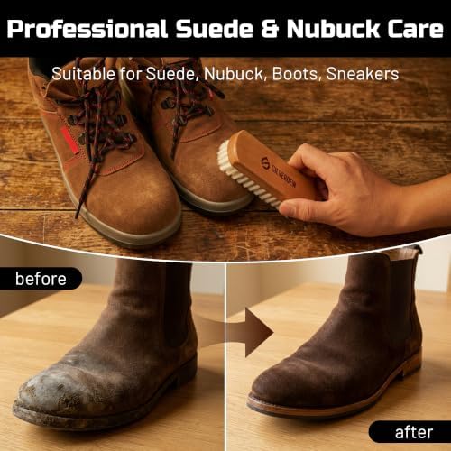 3PCS Suede Brush for Shoes, Suede & Nubuck Cleaning Kit - Image 3