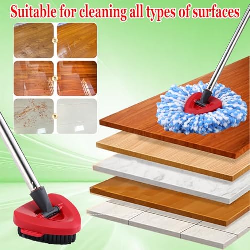 RinseClean Spin Mop Replacement Head Spin Mop Refills - Image 6