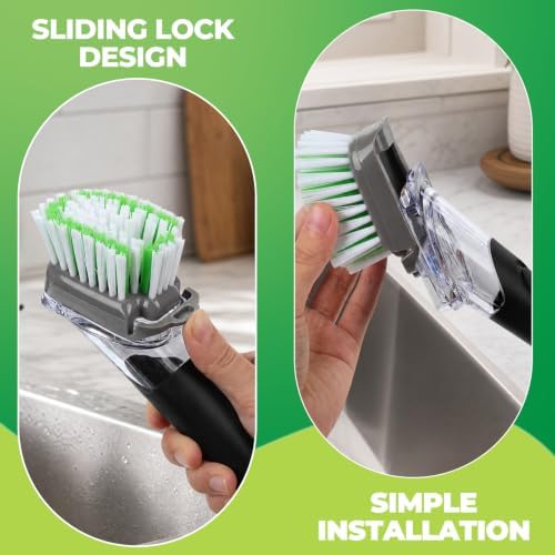 Pot and Pan Cleaning Brush, Heavy Duty Dish Brush - Image 6