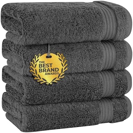 Cotton Paradise 100% Cotton Turkish Towel Set, Soft Absorbent Quick Dry by UNITEDHOMETEXTILE