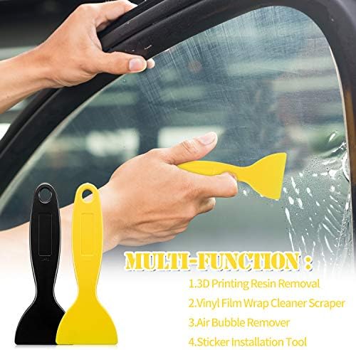 Mudder 12 Pieces Plastic Spatula Putty Knife Scrapers - Image 4