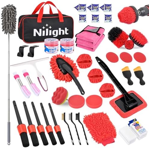 Nilight 52PCS Car Detailing Kit by Nilight