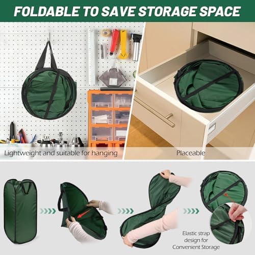 2Pack Reusable Pop-Up Leaf Bag Funnel - Image 5