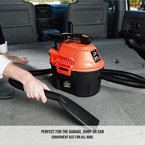 Armor All, 2.5 Gallon 2 Peak HP Wet/Dry Utility Shop Vacuum - Image 4