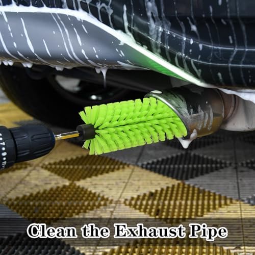 1 Pack Drill Brush for Car Wheel and Bottle - Image 4