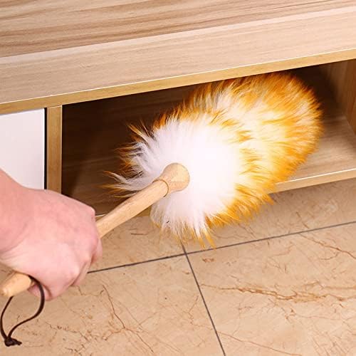 Dusters for Cleaning, Dust Brush Housework Feather Duster Wood Handle Blinds - Image 6