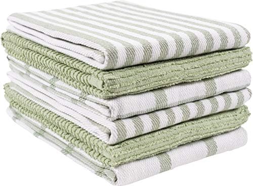 KAF Home Premium Kitchen Towels, Large 100% Cotton, Flat & Terry Absorbent Dish - Image 4
