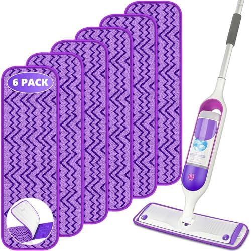 Reusable Microfiber Mop Pads for Swiffer PowerMop by ENSPOWAY