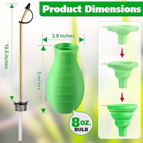 Diatomaceous Earth Powder Duster, 8OZ Garden Powder Applicator Dispenser - Image 2