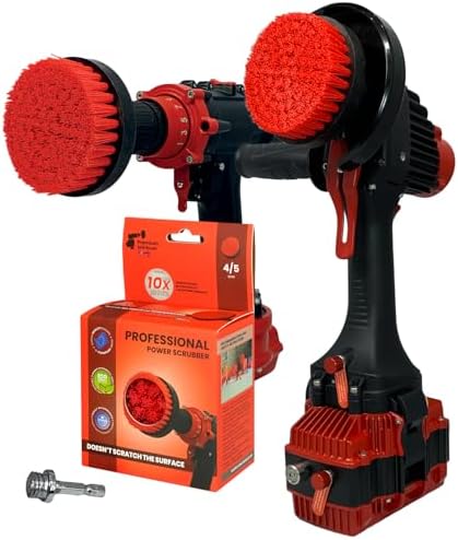 Premium Drill Brush Professional– 2in1 by Kornelypowerscrubbers