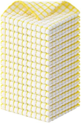 Kitinjoy Cotton 15 Pack Terry Kitchen Dish Cloths by Kitinjoy