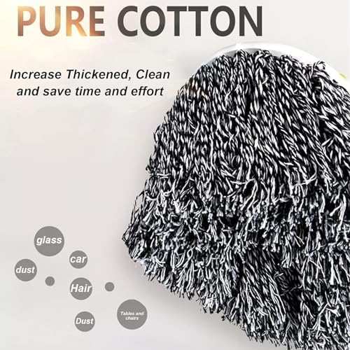 Spin Mop Refill for 360° Cotton Thread Mop Head Replacement - Image 4