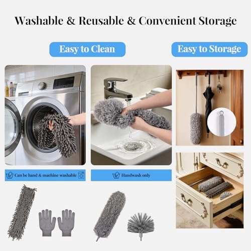 Microfiber Feather Duster 5-in-1 Kit - Image 5