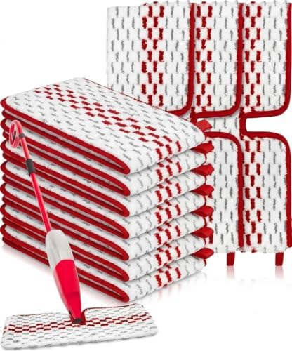 4packs Reusable Microfiber Spray Mop Pads Compatible by Unknown