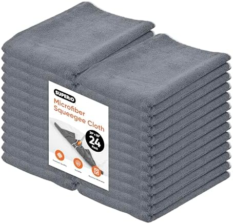 Superio Microfiber Squeegee Mopping Towel Extra Large Miracle Cloth 20 x 30 by Superio